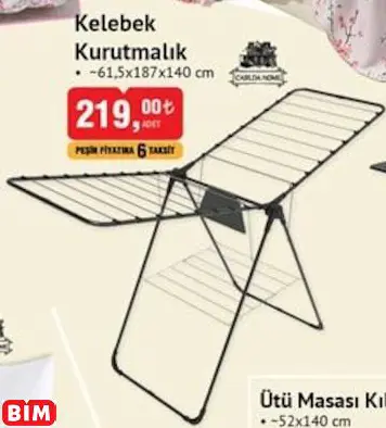 CASİLDA HOME KELEBEK KURUTMALIK